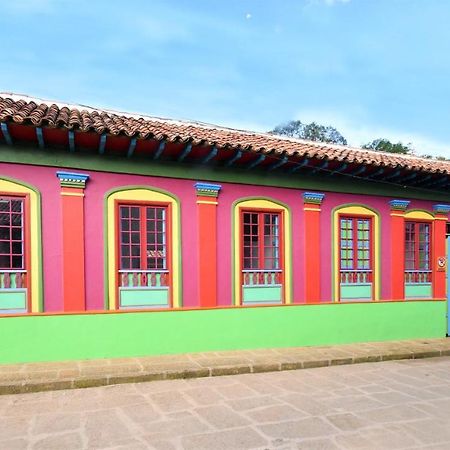 Casona 1865 Hotell Ráquira Eksteriør bilde