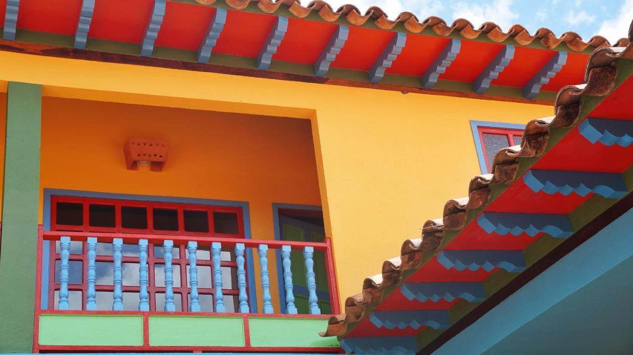 Casona 1865 Hotell Ráquira Eksteriør bilde