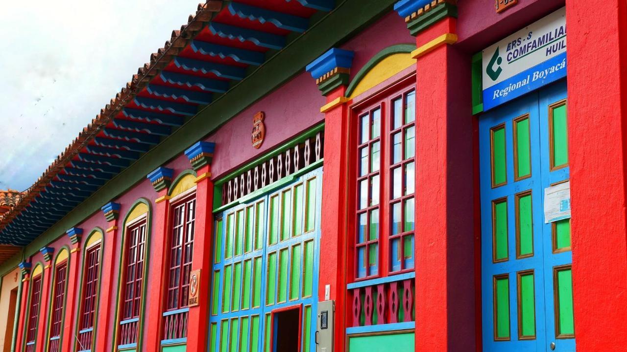 Casona 1865 Hotell Ráquira Eksteriør bilde