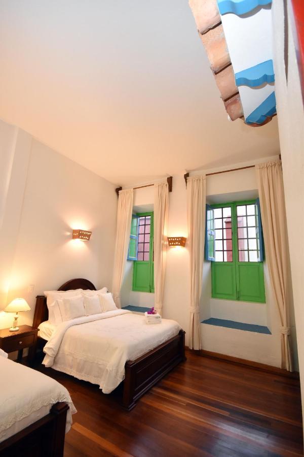 Casona 1865 Hotell Ráquira Eksteriør bilde