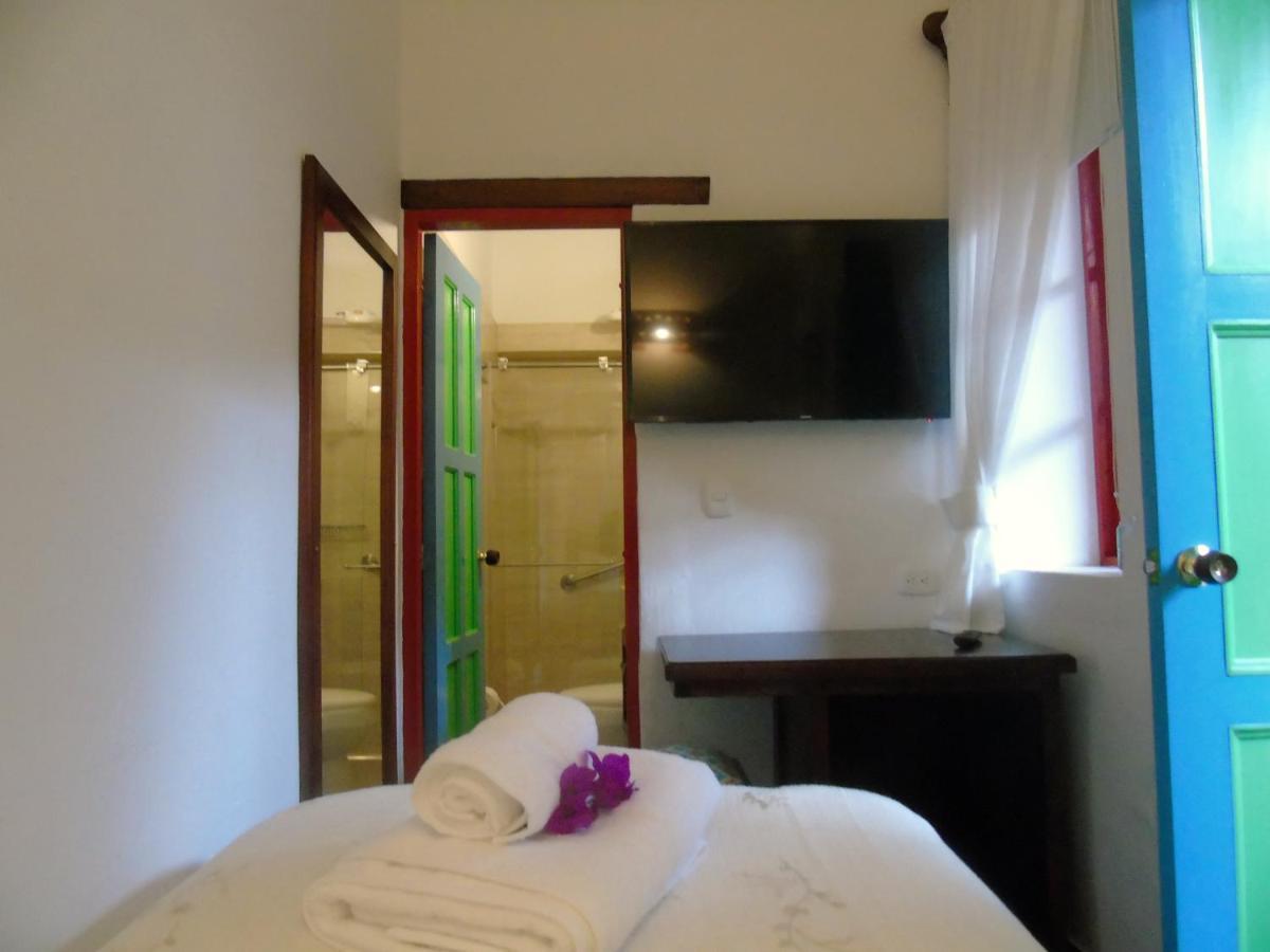 Casona 1865 Hotell Ráquira Eksteriør bilde