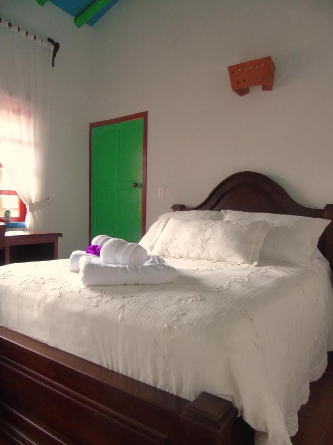 Casona 1865 Hotell Ráquira Eksteriør bilde