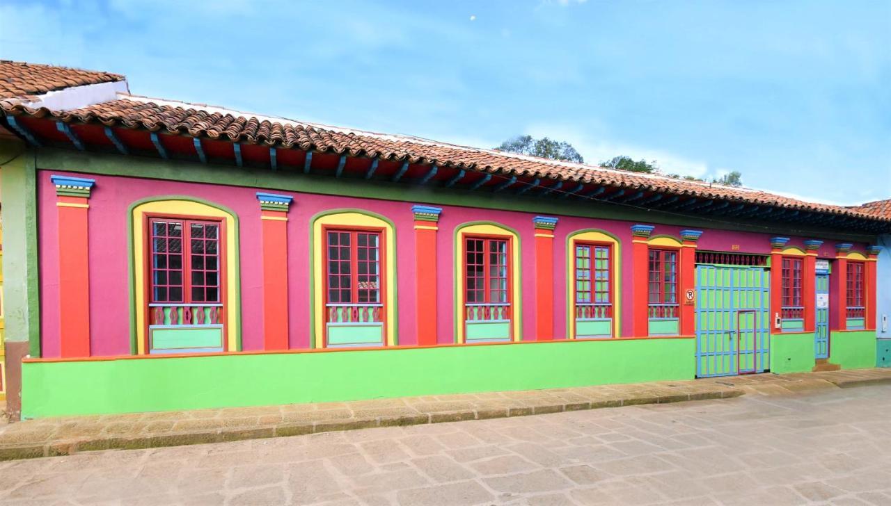 Casona 1865 Hotell Ráquira Eksteriør bilde