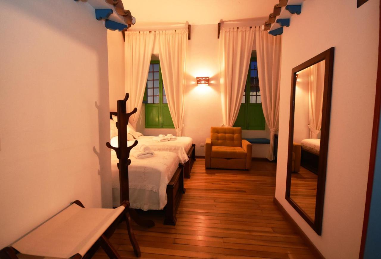 Casona 1865 Hotell Ráquira Eksteriør bilde