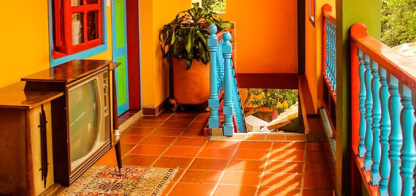 Casona 1865 Hotell Ráquira Eksteriør bilde