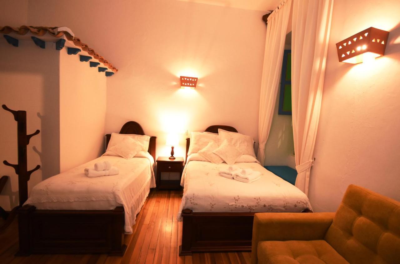 Casona 1865 Hotell Ráquira Eksteriør bilde