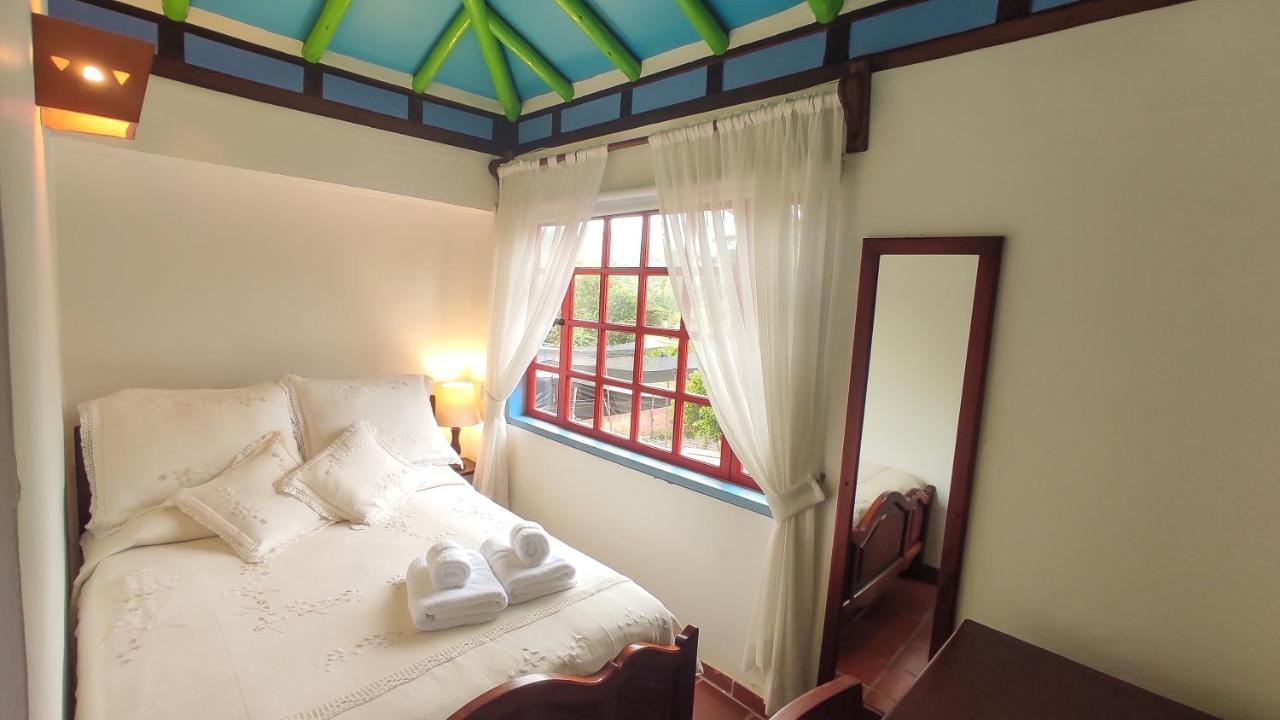 Casona 1865 Hotell Ráquira Eksteriør bilde