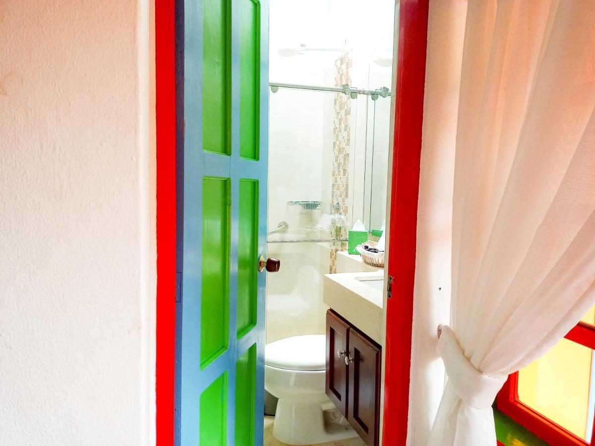 Casona 1865 Hotell Ráquira Eksteriør bilde