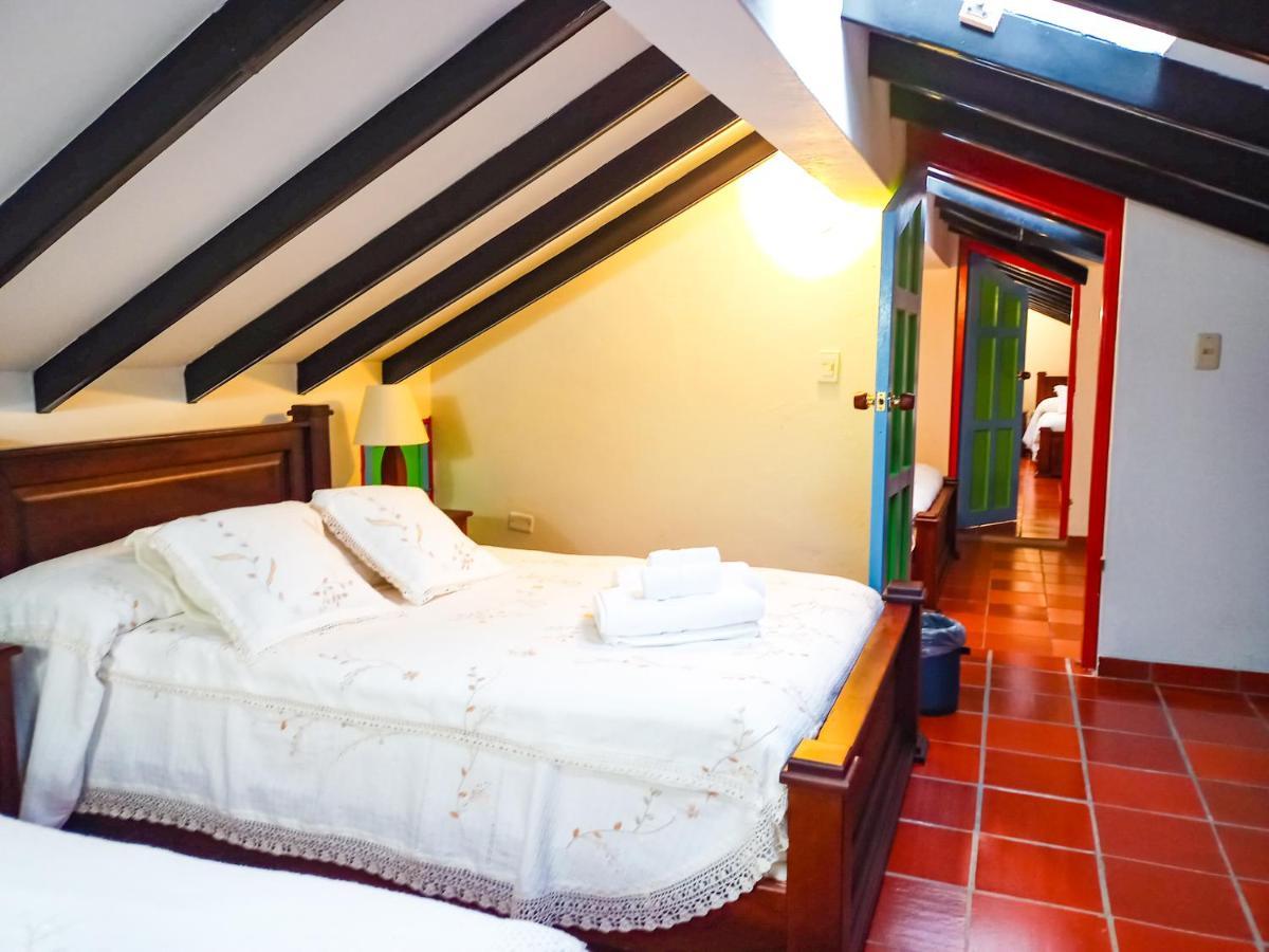 Casona 1865 Hotell Ráquira Eksteriør bilde