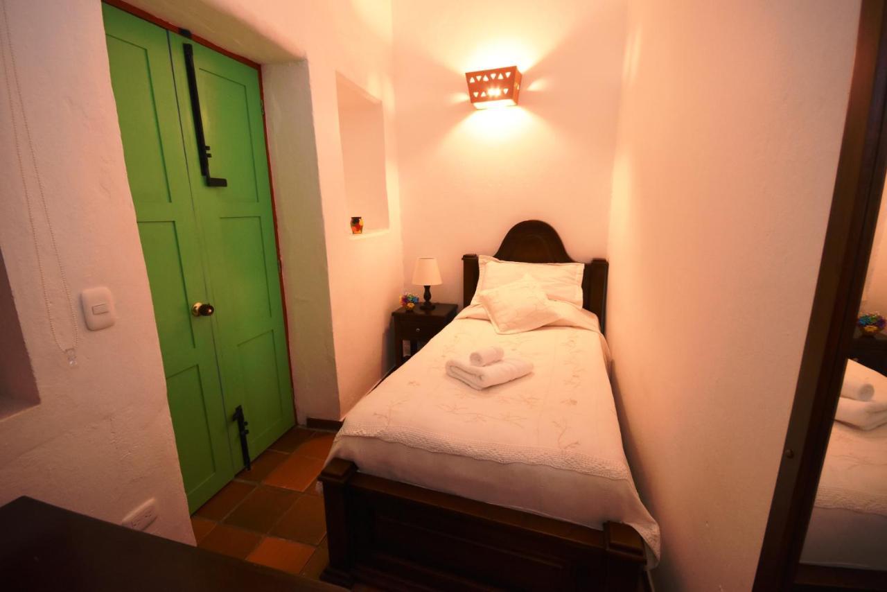 Casona 1865 Hotell Ráquira Eksteriør bilde