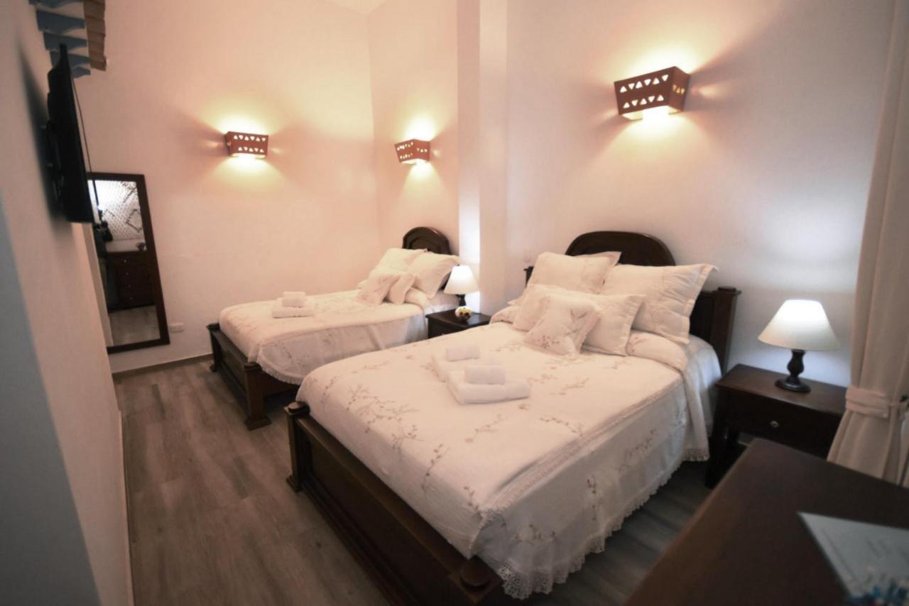 Casona 1865 Hotell Ráquira Eksteriør bilde